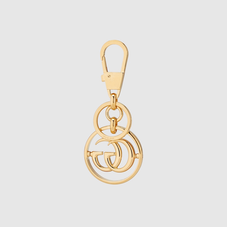 752067.J1600.8991.003.100.0000.Light Double G keychain